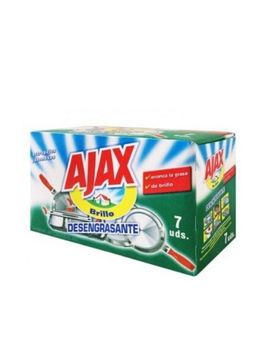 Estropajo  Desengrasante Ajax Pack/7u