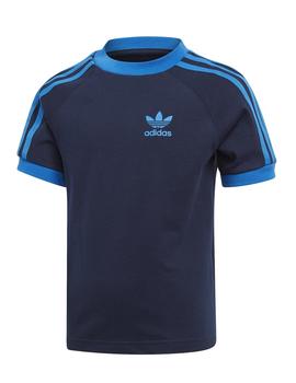 Camiseta Adidas 3Stripes Marino/Azul