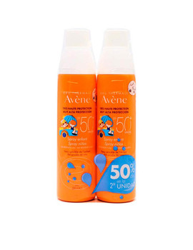 Avene Spray Protector Solar Niños SPF50+ 2X200 ML