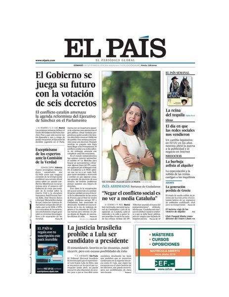 Periódico El 1U/ domingo