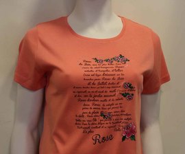Camiseta mujer Rose Coral