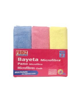 Bayeta Microfibra Froiz Pack/ 3u