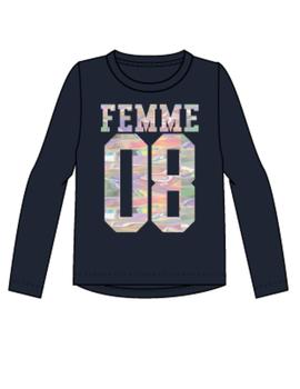 Camiseta Name it FEMME Marino Para Niña