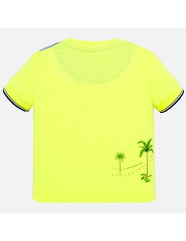 Camiseta Mayoral Palmeras Verde Bebe Niño