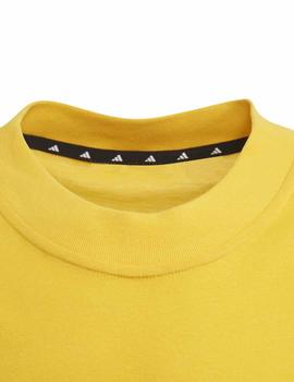 Camiseta Adidas YG ID TP Amarillo