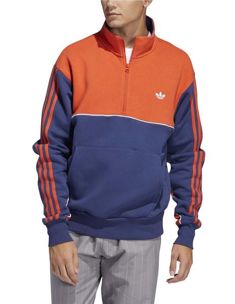 Sudadera Adidas Mod Naranja/Marino