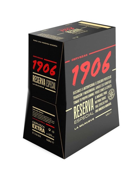 Gallery cerveza 1906 pack 6x33cl