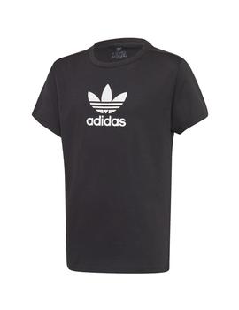 Camiseta Adidas Originals Negro/Blanco Niña