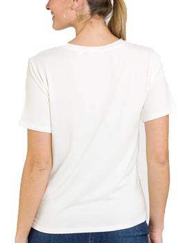 Camiseta Naf Naf Ocafe Crudo Mujer