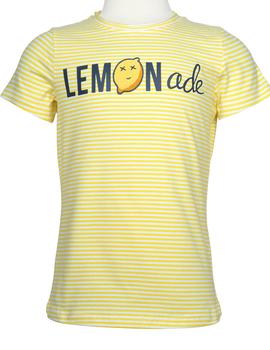 Camiseta Name it Rayas Lemon Amarilla Kids Niña