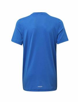 Camiseta Adidas TR Prime Niño Azul
