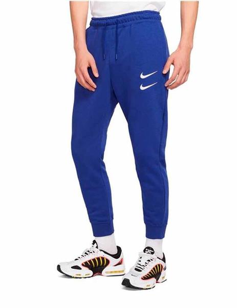 Pantalon Nike Swoosh Azul Hombre
