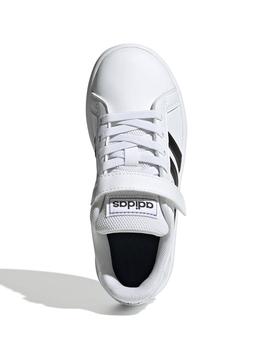 Zapatilla Adidas Grand Court C Blanca/Negra