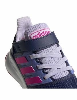 Zapatillas Adidas RunFalcon C Mno/Rosa Para Niña