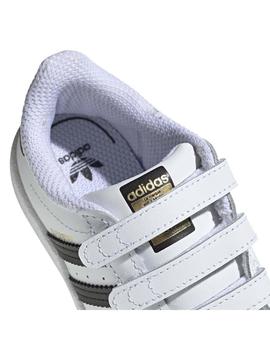 Zapatillas Adidas Superstar CF I Blanco/Negro