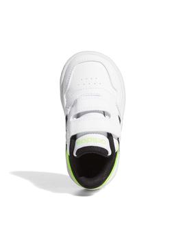 Zapatillas Adidas Hoops 3.0 blanco/negro niño