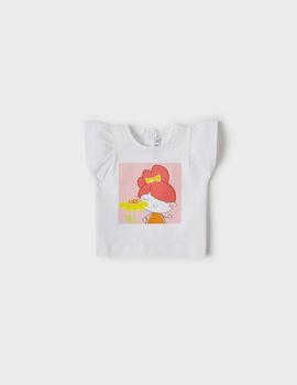 Camiseta Mayoral  M/c Muñeca Coral Para Bebé Niño