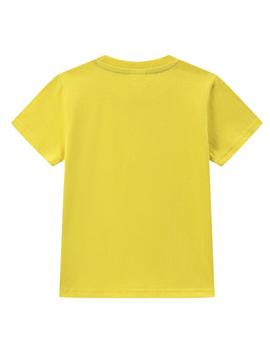 Camiseta Newness Tiburón Amarillo Para Niño
