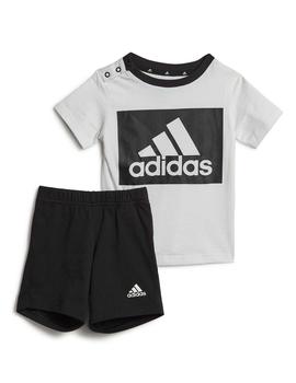 Set Adidas I BL T Blanco/Negro