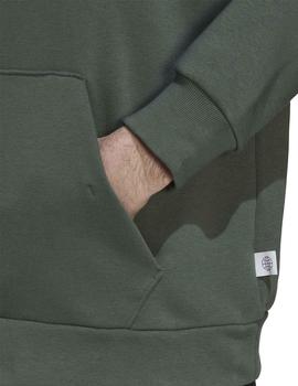 Sudadera Adidas M FI BOS Verde/Blanco Hombre
