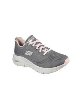 Zapatilla Skechers Arch Fit-Big Appeal Gris Mujer
