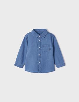 Camisa Mayoral Tejana Azul Para Bebé
