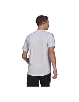 Camiseta Adidas M 3S Blanco/Negro Hombre