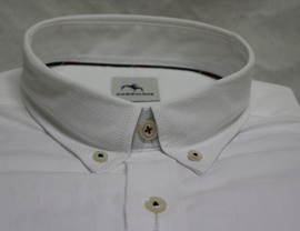 Camisa Hombre Dos Galgos textura blanco