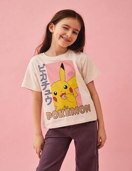 Camiseta Name it Pokemon Cruda Para Niña
