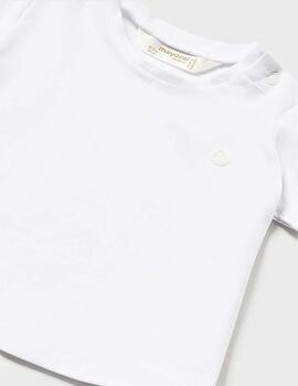 Camiseta Mayoral M/C Blanco Para Bebè