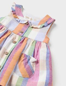 Vestido Mayoral Rayas Colores Para Bebé