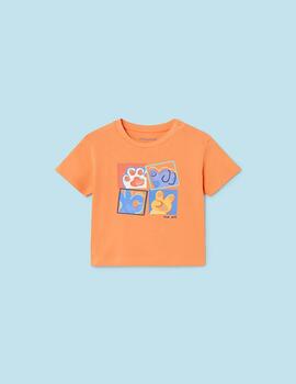 Camiseta Mayoral M/C Mandarina Para Bebè